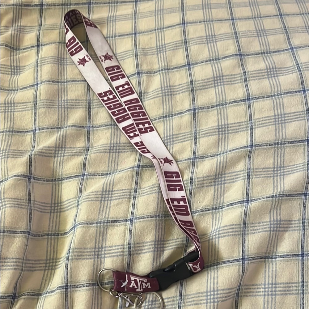Texas A&M Lanyard with Keychain